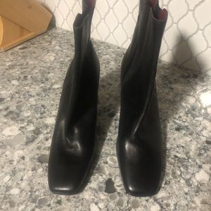 Spiegel Details vintage leather booties made Italy